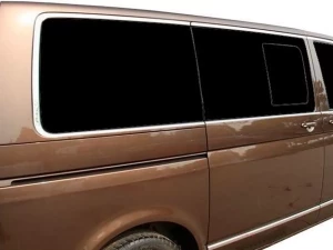 Хром повне обведення вікон VW T6 / T6.1 (15-23) короткий 2 двері 3