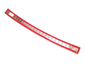 Накладка на задний бампер VW Passat B8 (3G; 15-22) Седан - Carmos (хром) 3