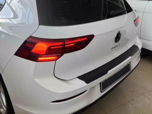 Накладка на задний бампер VW Golf VIII (20-) Хэтчбек - CappaFe (ABS) 7