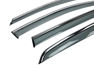 Дефлекторы окон VW Golf VIII (20-) Htb - Hawk (с хром молдингом) 2