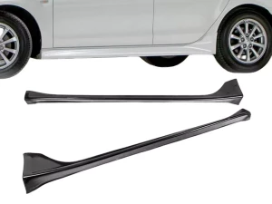 Накладки на боковые пороги Mitsubishi Lancer X (07-15) - ABS