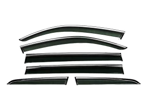 Вітровики VW Atlas / Teramont (16-) - Hawk (з хром молдингом) 6 шт 3