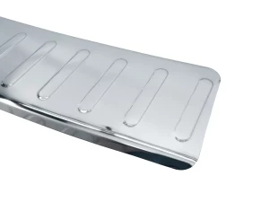 Накладка на задній бампер Dacia Sandero II (B52; 13-20) - Nitto (хром) 3