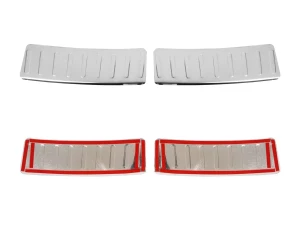 Накладка на задній бампер Dacia Sandero II (B52; 13-20) - Nitto (хром) 4