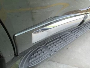 Дверні молдинги Toyota LC 200 (07-15) - чорні 2