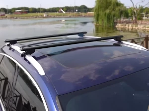 Багажник на интегрированные рейлинги - Kanka V30 черный (130 см) 6