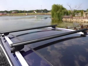 Багажник на интегрированные рейлинги - Kanka V30 черный (130 см) 7