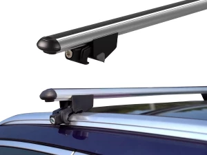 Багажник на интегрированные рейлинги - Kanka V20 серебряный (120 см)