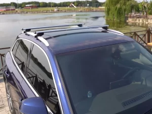 Багажник на интегрированные рейлинги - Kanka V30 серебряный (130 см) 5