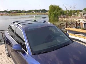 Багажник на интегрированные рейлинги - Kanka V30 серебряный (130 см) 8