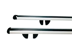 Багажник на звичайні рейлінги - Pence V40 срібний (128 см) 3