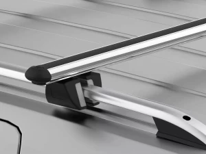 Багажник на звичайні рейлінги - Pence V40 срібний (128 см) 5