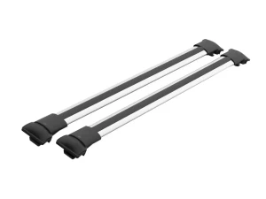 Багажник на звичайні рейлінги - Klasik V40 срібний (137 см) 2