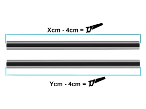 Багажник на звичайні рейлінги - Klasik V40 срібний (137 см) 4