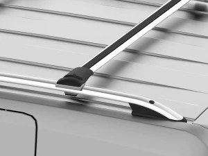 Багажник на звичайні рейлінги - Klasik V40 срібний (137 см) 5