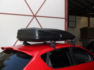 Автобокс на дах правосторонній - Cappafe 350 л чорний 8