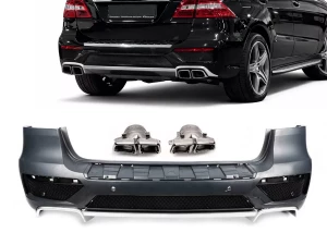 Бампер задній  Mercedes ML W166 (11-14) – ML63 AMG стиль