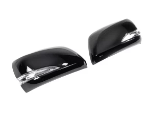 Кришки дзеркал Lexus LX 570 (12-15) - чорні з повторювачами 2