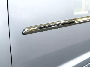 Хром молдинг дверний VW Caddy III (15-20) короткий - Omsa 5