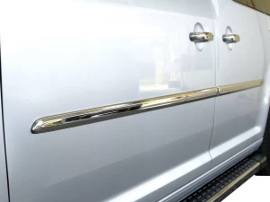 Хром молдинг дверний VW Caddy III (15-20) короткий - Omsa 6