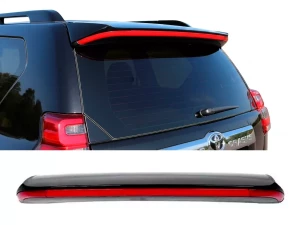 Спойлер Toyota LC 150 Prado IV (09-23) - чёрный со стоп-сигналом