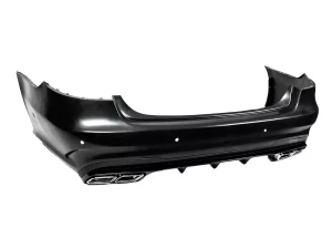 Бампер задний Mercedes E W212 (13-16) Sedan - E63 AMG стиль 2