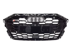 Решітка Audi A3 IV (8Y; 20-23) - S-стиль (чорна) 2