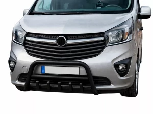 Кенгурятник Opel Vivaro B (14-19) - з грилем (чорний) 4