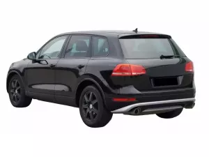 Накладка заднього бампера VW Touareg II (7P; 10-14) - під фарбування 5