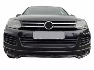 Накладка переднього бампера VW Touareg II (7P; 10-14) - R-Line стиль 5