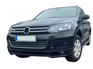 Накладка переднього бампера VW Touareg II (7P; 10-14) - R-Line стиль 7