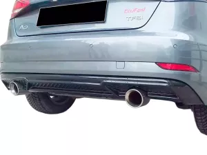 Диффузор задний Audi A3 III (8V; 16-20) Hatchback - ABS (чёрный) 7
