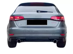 Диффузор задний Audi A3 III (8V; 16-20) Hatchback - ABS (чёрный) 8