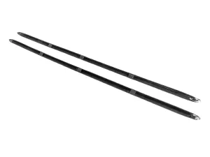 Листва на пороги Audi A5 I (8T; 07-16) - ABS (чорні) 4