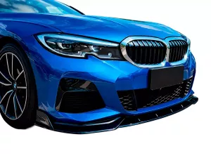 Спліттер передній BMW 3 G20 / G21 M-Paket (19-22) - DPT (чорний) 4