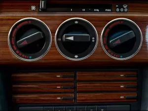 Кільця на ручки пічки Mercedes W201 (190) (82-93) - під дерево консоль