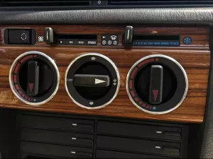 Кільця на ручки пічки Mercedes W201 (190) (82-93) - під дерево консоль 3