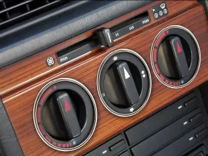 Кільця на ручки пічки Mercedes W201 (190) (82-93) - під дерево консоль 4