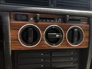 Кільця на ручки пічки Mercedes W201 (190) (82-93) - під дерево консоль 5