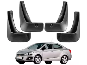 Бризковики Chevrolet Aveo T300 (11-14) Sedan - Premium