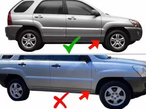 Бризковики Kia Sportage II (JE; 04-10) - Benke 4