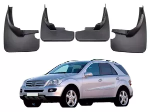 Бризковики Mercedes ML W164 (05-11) без порогів - Premium