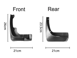 Бризковики Toyota Camry XV40 (07-11) - Premium 4