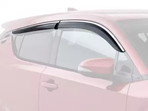 Дефлектори вікон Toyota C-HR I (AX10; 17-23) - Hawk (з хром молдингом)