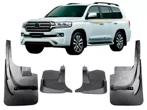 Брызговики Toyota LC J200 LC200 (16-21) с узким обвесом (4 шт)