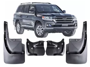Брызговики Toyota LC J200 LC200 (16-21) без обвеса (4 шт)