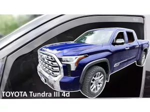 Дефлектори вікон Toyota Tundra III (XK70; 22-) 4D - Heko (вставні вітровики) 3