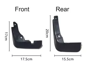 Бризковики Mazda 3 / Axela III (BM; 13-16) Sedan - Benke 4