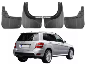 Бризковики Mercedes GLK X204 (08-15) без порогів - Premium