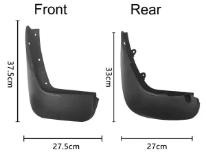 Бризковики Range Rover Vogue IV (L405; 13-21) без порогів - Benke 4